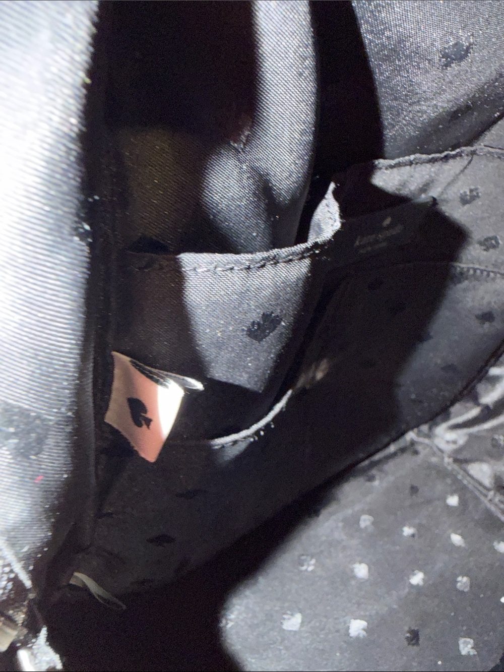 kate spade Black Nylon Backpack with Gold Hardware - Picture 7 of 7